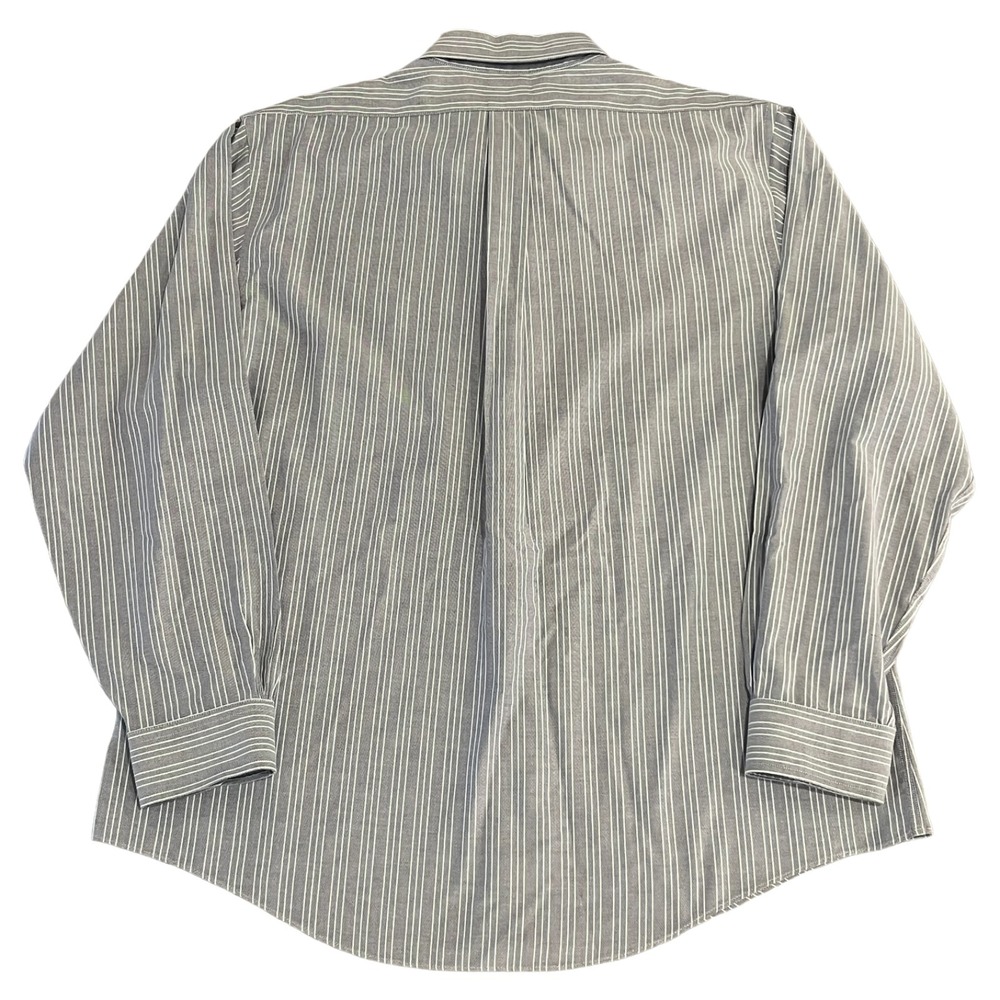 Brooks Brothers Shirt Mens XL Gray 1818 Regent L/S B/U Cotton - Picture 4 of 10